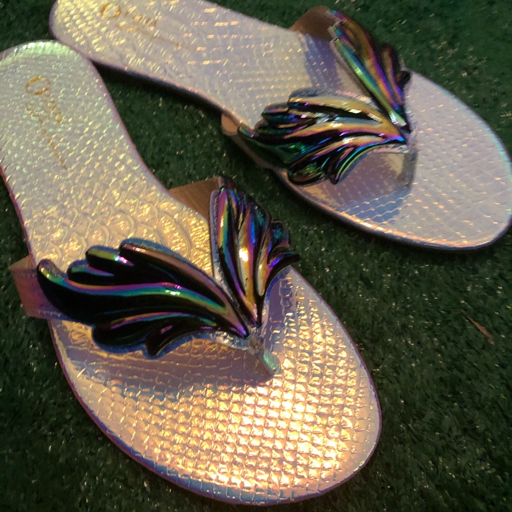 Angel Holographic Sandals